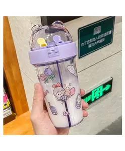 AKN TOYS Sipper Bottle 420 ml (Color May Vary)