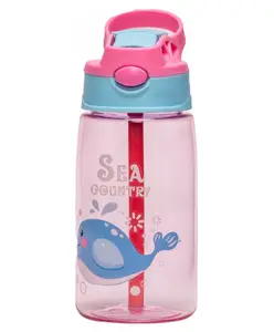 Adore Basics Land Era Straw Sipper Water Bottle with Handle 500ml