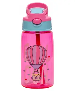 Adore Basics Land Era Straw Sipper Water Bottle with Handle - 500 ml