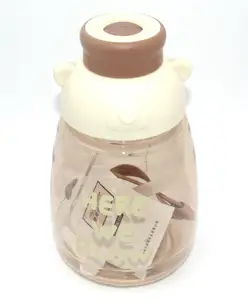 Sanjary Bear Kids Water Bottle with Spill Proof Straw - 1300 ml Pack of 1