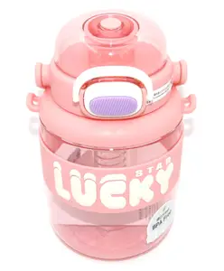 SANJARY Lucky Water Bottle with Sipper & Handle Leak Proof BPA Free - 1100 ml