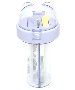 Sanjary 2 Different Drinks Stylish Water Bottle with Sipper - 420 ml