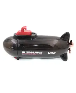 Sanjary Water Bottle Submarine Shaped with Straw- 380 ml Color & Design May Vary Pack of 1