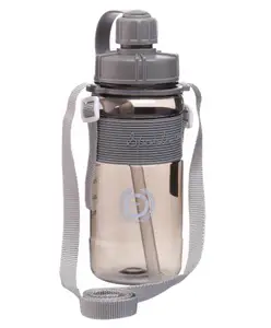 Fab N Funky Sports Cup Water Bottle Grey - 600 ml