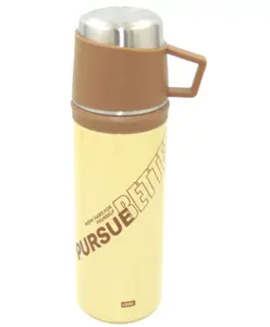 Sanjary Stainless Steel Vacuum Bottle for Hot & Cold Beverages - 400 ml