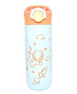 Sanjary Space Theme Stainless Steel Vacuum Insulated Water Bottle - 350 ml colour may vary