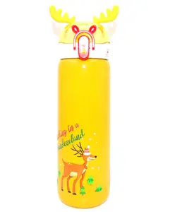 Sanjary Stainless Steel Vacuum Insulated Water Bottle Yellow - 440 ml