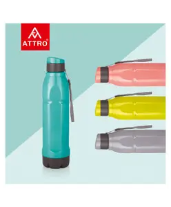 Attro Sky Procool 800 Super PU Insulated Hot & Cold Water Bottle Sky Blue - 670 ml