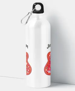 Macmerise White Jim Beam Guitar Sipper Water Bottle - 750 ml