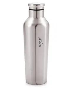 Sizzle Sizzle Leak Proof Stainless Steel Water Bottle Silver - 600 ml