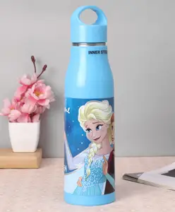 Disney Frozen Insulated Water Bottle Blue 600 ml (Print May Vary)