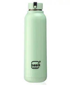 Fab N Funky Stainless Steel Insulated Sublime Water Bottle Green - 650 ml