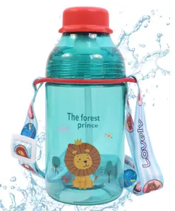 Toyshine No Lift Tritan Water Bottle with Straw Green - 400 ml