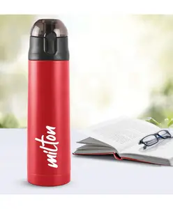 Milton New Crown 900 Thermosteel Hot and Cold Vacuum Insulated Water Bottle Red - 750 ml