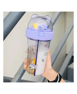 AKN TOYS Sipper Bottle - 420 ml (Color May Vary)