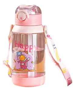 Sanjary 700 ml Water Bottle for Kids Cute Design Water Bottle with Anti Leak color & design may vary
