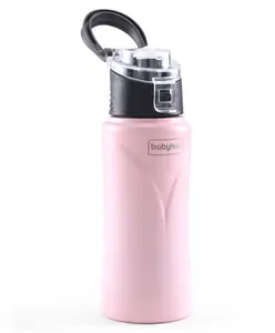 Babyhug Steel Sipper With Flip Cap Pink - 500 ml