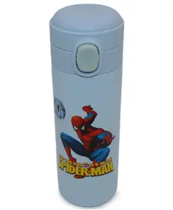 SANJARY Spiderman Print Temperature Vacuum Water Bottle - 420 ml (Color May Vary)