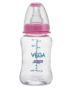 Vega Baby and Mom Tritan Feeding Bottle Regular Neck Pink - 150 ml