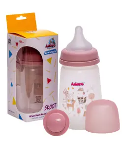 Adore Skoot 2 Stage Wide Neck Anti Colic Feeding Bottle- 250ml