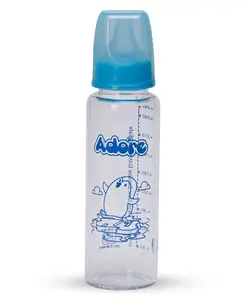 Adore Glaze Senior 2 Stage Glass Feeding Bottle with Anti-Colic Teat -250ml