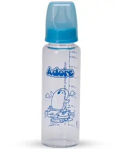 Adore Glaze Senior 2 Stage Glass Feeding Bottle with Anti- Colic Teat -250ml