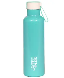 Jaypee Plus Tango Vacuum Insulated Stainless Steel Hot & Cold Water Bottle- Rust & Leak Proof, 500ml Green