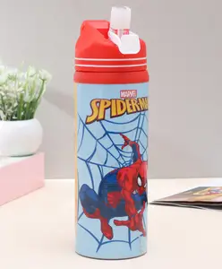 Spider Man Spiderman Steel Water Bottle - 500 ml (Color May Vary)