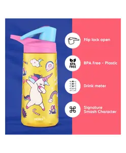 Rabitat Flip Lock Tritan Water Bottle Sizzle - 550 ml