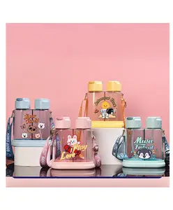 YAMAMA 2 in 1 Drink And Mist Water Bottle Anti-Leak Spill-Proof Bottle BPA-Free for Kids And Adults 640 ml Color May Vary