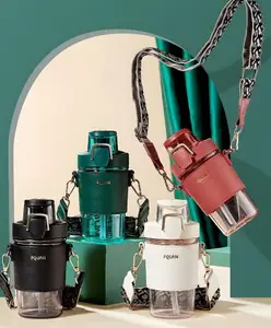 YAMAMA Unique Design Fquan Water Bottle BPA Free Drinking Bottle for Kids And Adults 500 ml Color May Vary