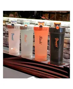 YAMAMA Sports Shaker Sipper Bottle with Blender Ball Anti-Leak Spill-Proof Bottle for Kids And Adults 700 ml Color May Vary