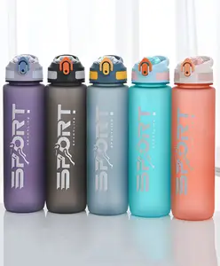 YAMAMA Sports Water Bottle BPA Free Drinking Bottle for Kids And Adults 1000 ml Color May Vary