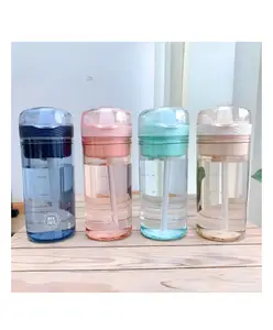 YAMAMA Sipper Water Bottle BPA Free Drinking Bottle for Kids And Adults 420 ml Color May Vary