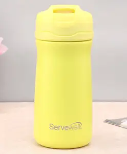 Servewell Ohio Stainless Steel Vacuum Bottle Lemon Yellow - 350 ml