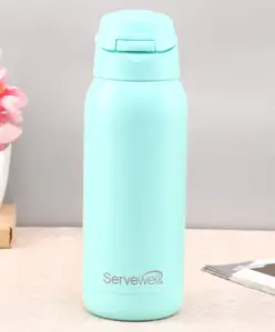 Servewell Crane Stainless Steel Vacuum Bottle Teal - 360 ml