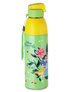 Cello Kidzbee Uranus Princess Dream Weavers 3D Print Water Bottle Green - 540 ml