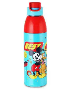 Cello Kidzbee Uranus Mickey Mouse Best Pals 3D Print Water Bottle - 540 ml