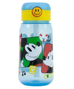 Disney by Gluman Gluman Disney Mickey Sippy Water Bottle for Kids with Flip-Top Closure - 510ml