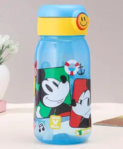 Disney by Gluman Disney Mickey Sippy Water Bottle with Flip Top Closure - 510 ml