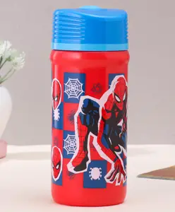 Disney by Gluman Disney Spiderman Twisty Water Bottle with Flip-Top Closure - 390 ml