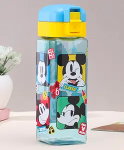 Disney by Gluman Disney Mickey Swingy Water Bottle with Flip Top Closure - 550 ml