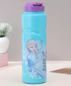 Disney by Gluman Frozen Summer Spout Water Bottle Sky Blue - 700 ml