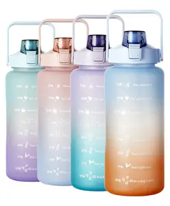 FunBlast Motivational Water Bottle with Time Marker Random Color