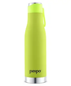 Pexpo Ignite Hot & Cold ISI Certified Flask 750 ml, Lime Green | Stainless Steel Water Bottle | Thermoflask | Office Bottle | Workout | Travelling | Home | Adults & Kids