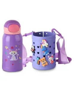Cello Joytron Stainless Steel Water Bottle Purple-494 ml