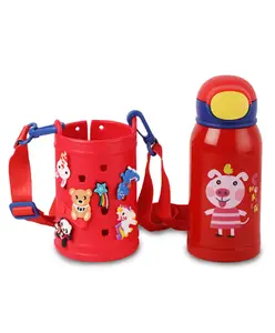 Cello Joytron Stainless Steel Water Bottle Red - 490 ml