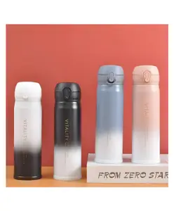 Elecart Vitality Insulated Stainless Steel Water Bottle for Kids - 420 ML | Lightweight, Leak-proof, Leak Proof 100% Food Grade SS 304 (Random Color)