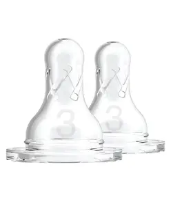 Dr. Brown's Dr Browns Level 3 Silicone Narrow Teats - Pack of 2