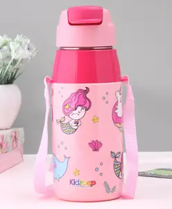 Cello Kidzbee Era Parade Stainless Steel Water Bottle Pink - 400 ml